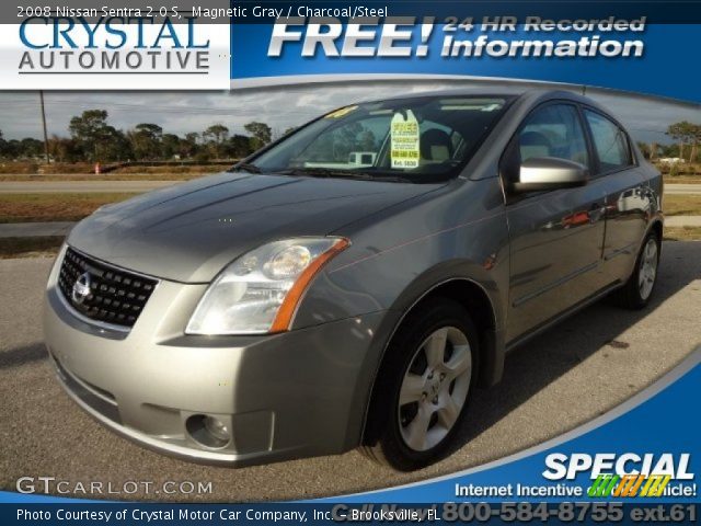 2008 Nissan Sentra 2.0 S in Magnetic Gray