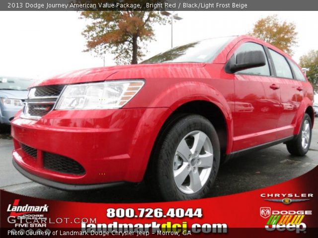 2013 Dodge Journey American Value Package in Bright Red