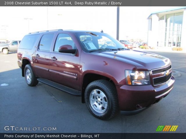 2008 Chevrolet Suburban 1500 LT 4x4 in Deep Ruby Metallic