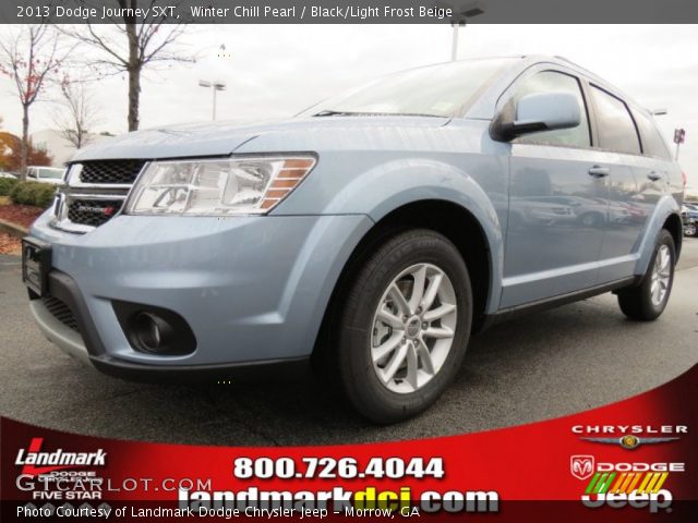 2013 Dodge Journey SXT in Winter Chill Pearl