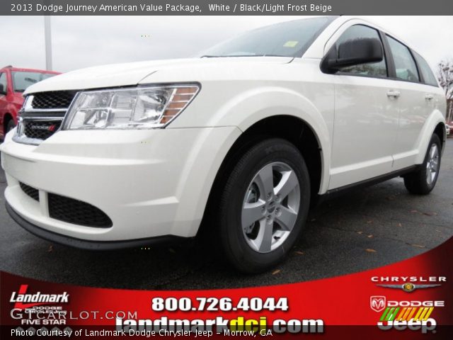 2013 Dodge Journey American Value Package in White