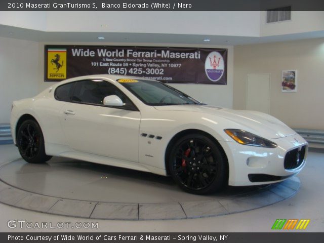 2010 Maserati GranTurismo S in Bianco Eldorado (White)