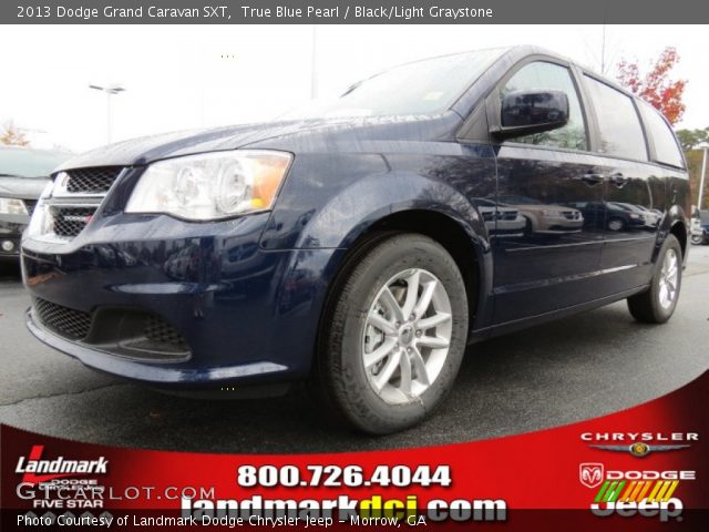 2013 Dodge Grand Caravan SXT in True Blue Pearl