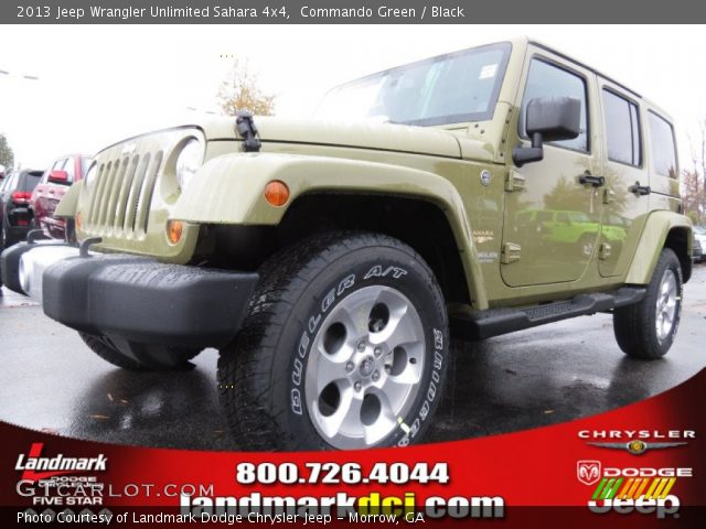 2013 Jeep Wrangler Unlimited Sahara 4x4 in Commando Green