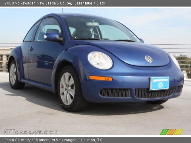 2008 Volkswagen New Beetle S Coupe in Laser Blue