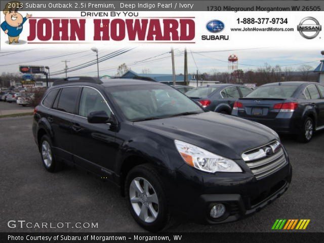 2013 Subaru Outback 2.5i Premium in Deep Indigo Pearl