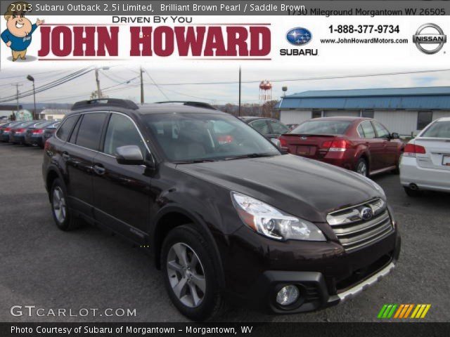 2013 Subaru Outback 2.5i Limited in Brilliant Brown Pearl