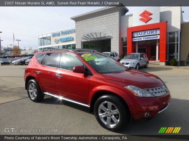 2007 Nissan Murano SL AWD in Sunset Red Pearl Metallic