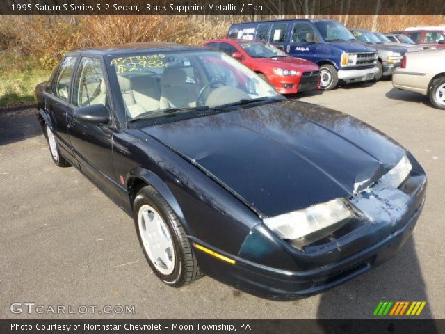 1995 Saturn S Series SL2 Sedan in Black Sapphire Metallic