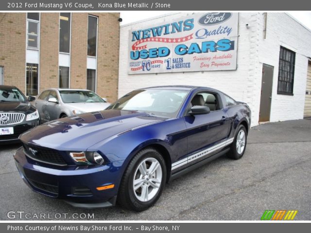 2012 Ford Mustang V6 Coupe in Kona Blue Metallic