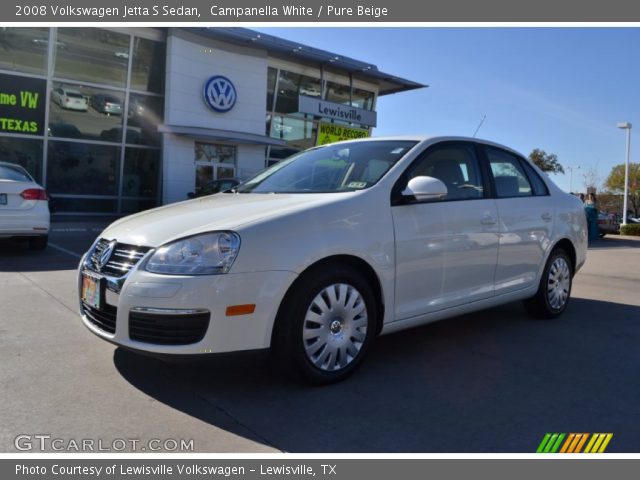 2008 Volkswagen Jetta S Sedan in Campanella White