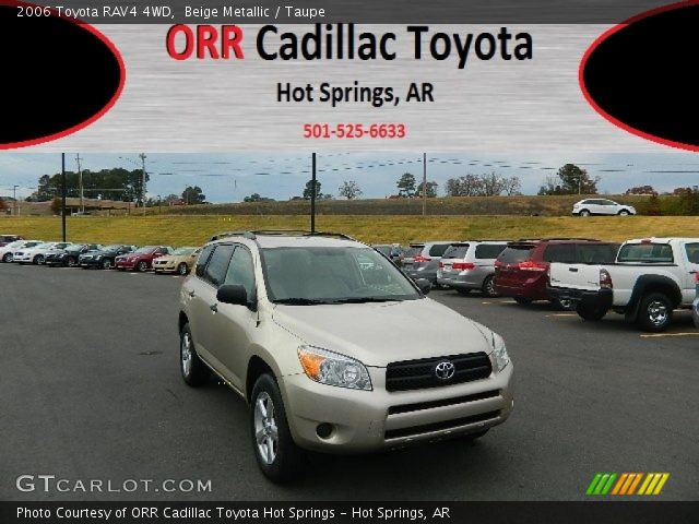 2006 Toyota RAV4 4WD in Beige Metallic