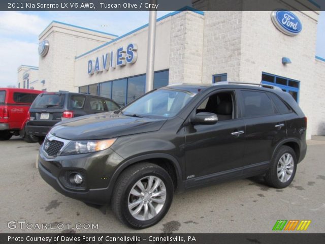 2011 Kia Sorento LX V6 AWD in Tuscan Olive