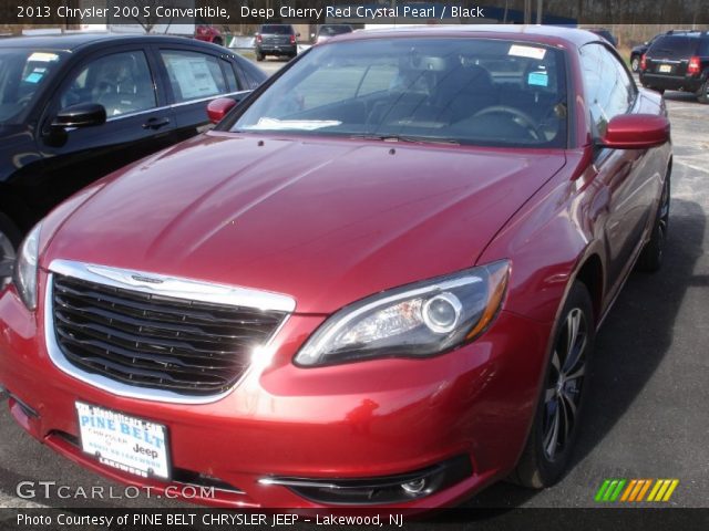 2013 Chrysler 200 S Convertible in Deep Cherry Red Crystal Pearl