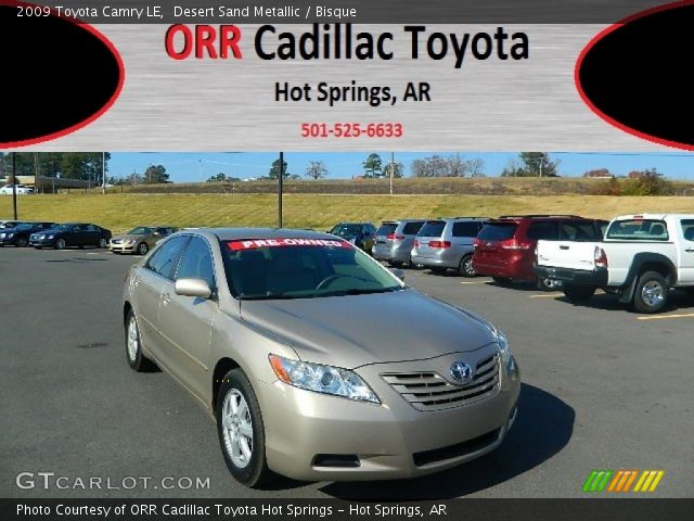 2009 Toyota Camry LE in Desert Sand Metallic