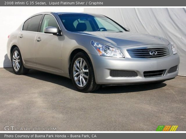 2008 Infiniti G 35 Sedan in Liquid Platinum Silver