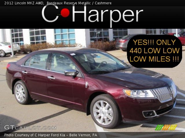2012 Lincoln MKZ AWD in Bordeaux Reserve Metallic