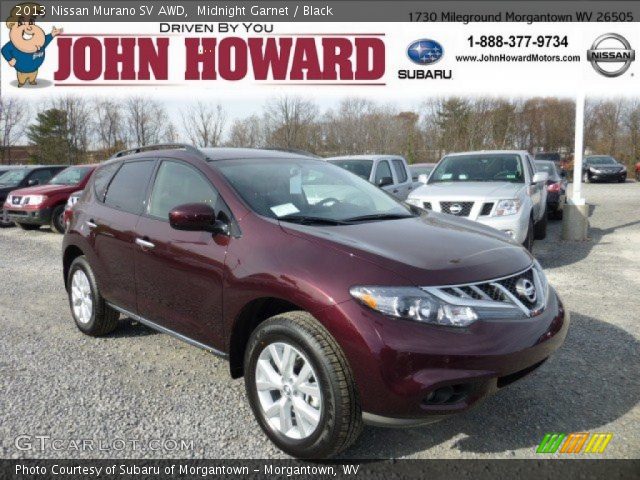 2013 Nissan Murano SV AWD in Midnight Garnet