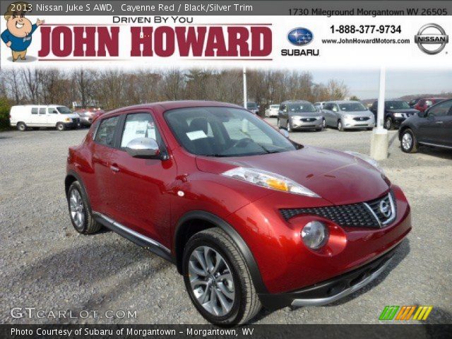 2013 Nissan Juke S AWD in Cayenne Red