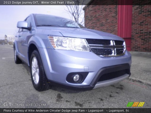 2013 Dodge Journey SXT in Winter Chill Pearl