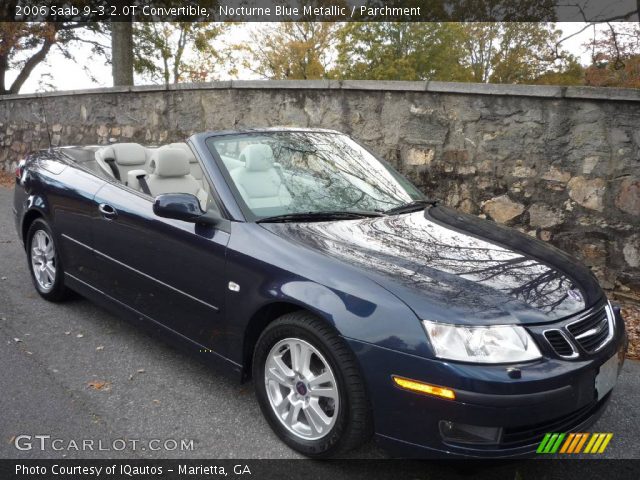 2006 Saab 9-3 2.0T Convertible in Nocturne Blue Metallic