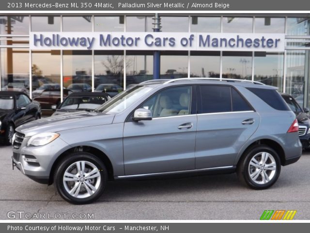 2013 Mercedes-Benz ML 350 4Matic in Palladium Silver Metallic
