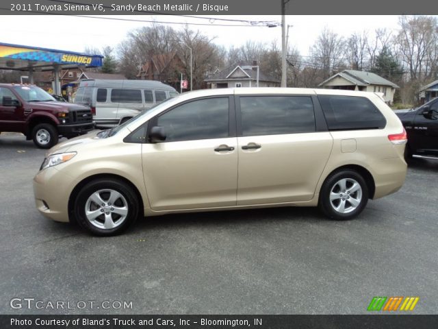 2011 Toyota Sienna V6 in Sandy Beach Metallic