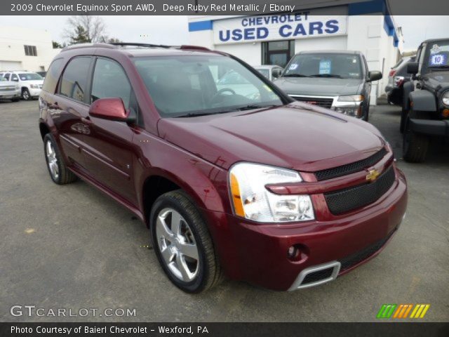 2009 Chevrolet Equinox Sport AWD in Deep Ruby Red Metallic