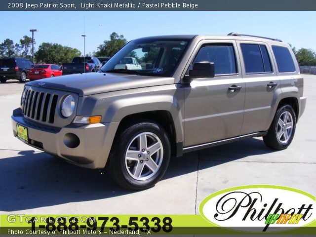 2008 Jeep Patriot Sport in Light Khaki Metallic