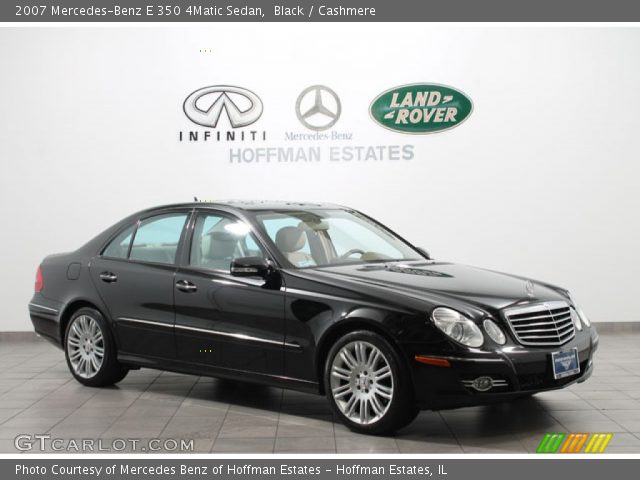 2007 Mercedes-Benz E 350 4Matic Sedan in Black
