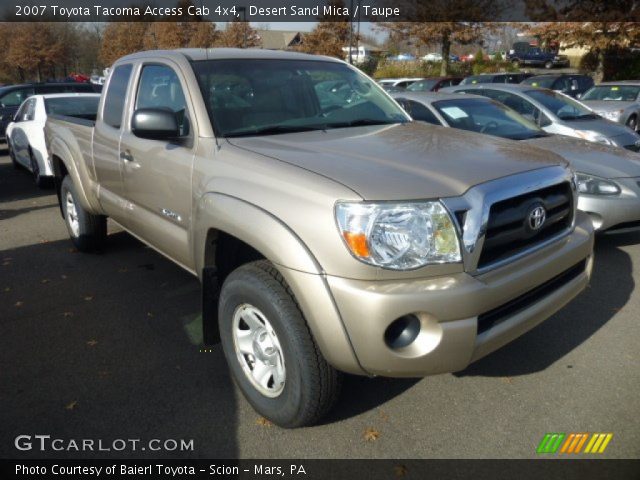 2007 Toyota Tacoma Access Cab 4x4 in Desert Sand Mica