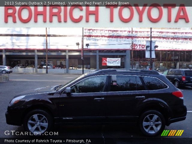 2013 Subaru Outback 2.5i Limited in Venetian Red Pearl