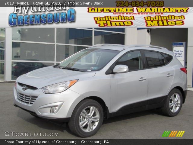 2013 Hyundai Tucson GLS AWD in Diamond Silver