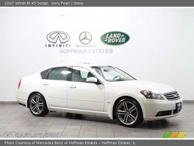 2007 Infiniti M 45 Sedan in Ivory Pearl