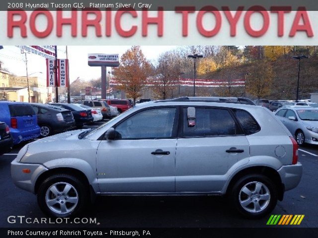 2008 Hyundai Tucson GLS in Platinum Silver