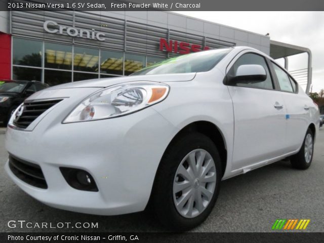 2013 Nissan Versa 1.6 SV Sedan in Fresh Powder White