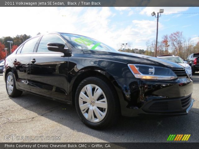 2011 Volkswagen Jetta SE Sedan in Black