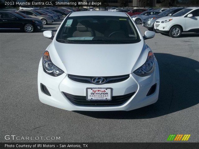2013 Hyundai Elantra GLS in Shimmering White