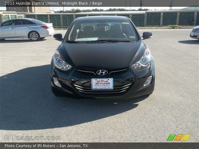 2013 Hyundai Elantra Limited in Midnight Black