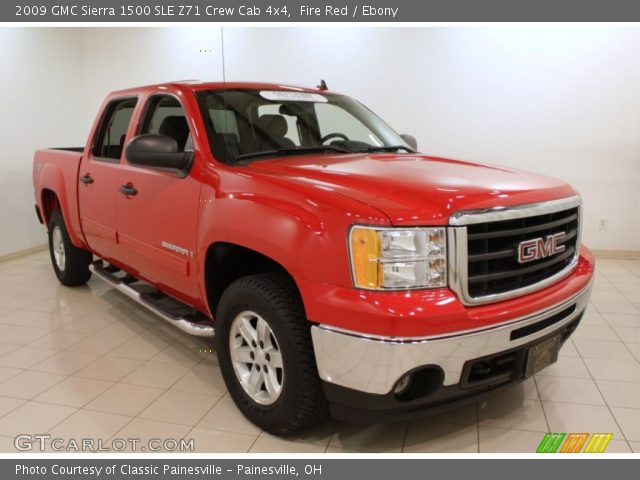 2009 GMC Sierra 1500 SLE Z71 Crew Cab 4x4 in Fire Red