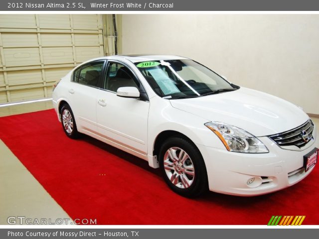 2012 Nissan Altima 2.5 SL in Winter Frost White