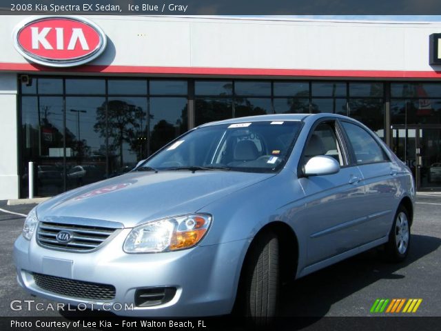 2008 Kia Spectra EX Sedan in Ice Blue