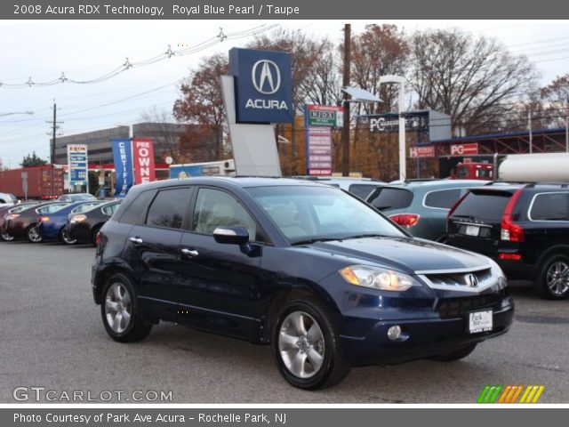 2008 Acura RDX Technology in Royal Blue Pearl