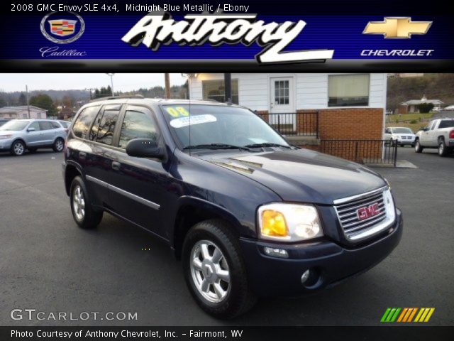 2008 GMC Envoy SLE 4x4 in Midnight Blue Metallic