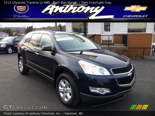 2011 Chevrolet Traverse LS AWD in Dark Blue Metallic