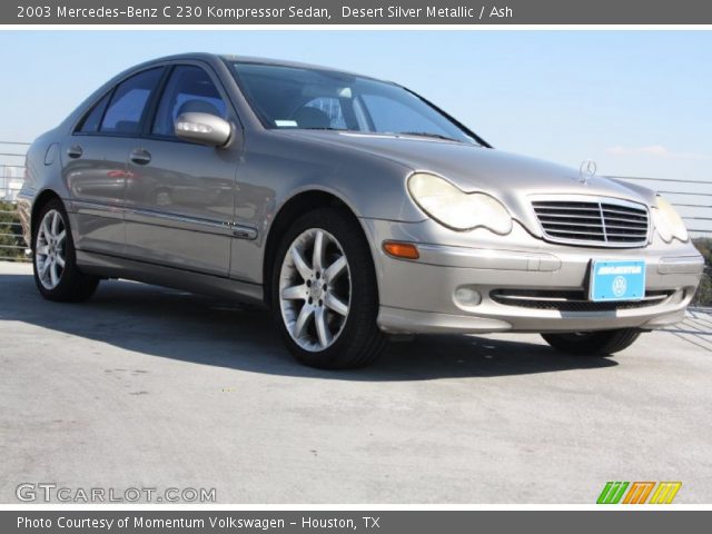 2003 Mercedes-Benz C 230 Kompressor Sedan in Desert Silver Metallic