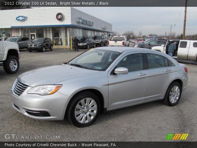 2012 Chrysler 200 LX Sedan in Bright Silver Metallic