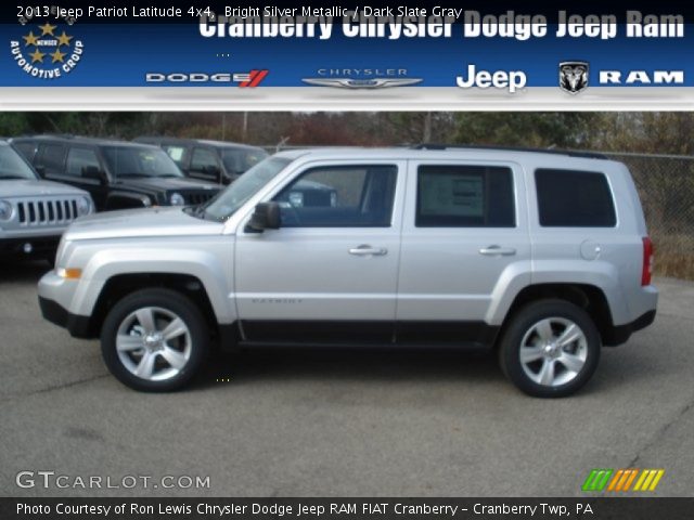 2013 Jeep Patriot Latitude 4x4 in Bright Silver Metallic