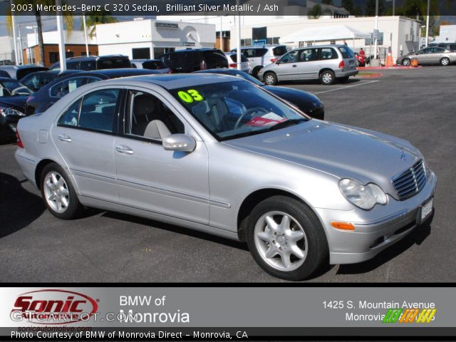 2003 Mercedes-Benz C 320 Sedan in Brilliant Silver Metallic