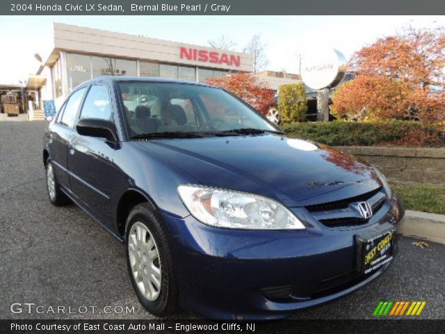 2004 Honda Civic LX Sedan in Eternal Blue Pearl